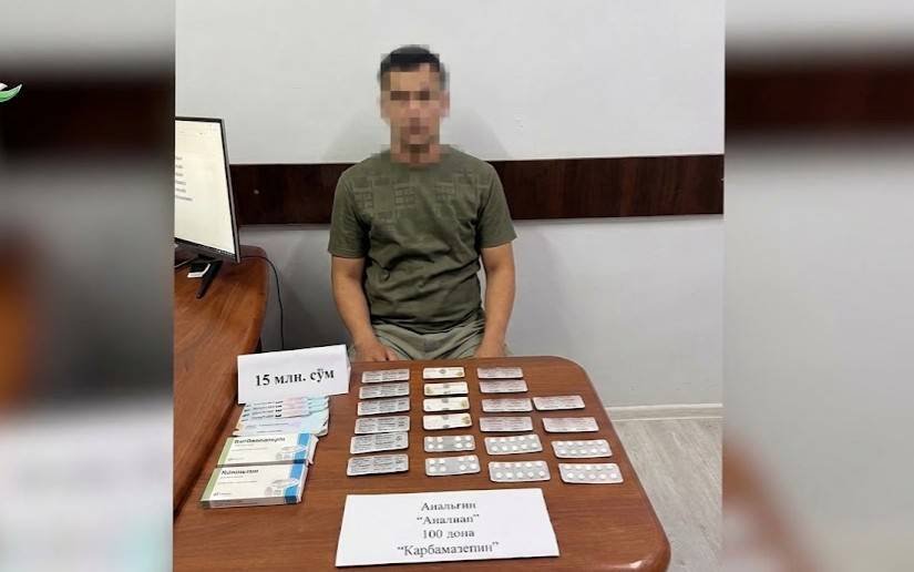Qashqadaryoda tez yordam feldsheri psixotrop dorilarni sotayotganda ushlandi